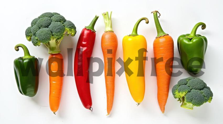 Colorful Vegetables Arrangement