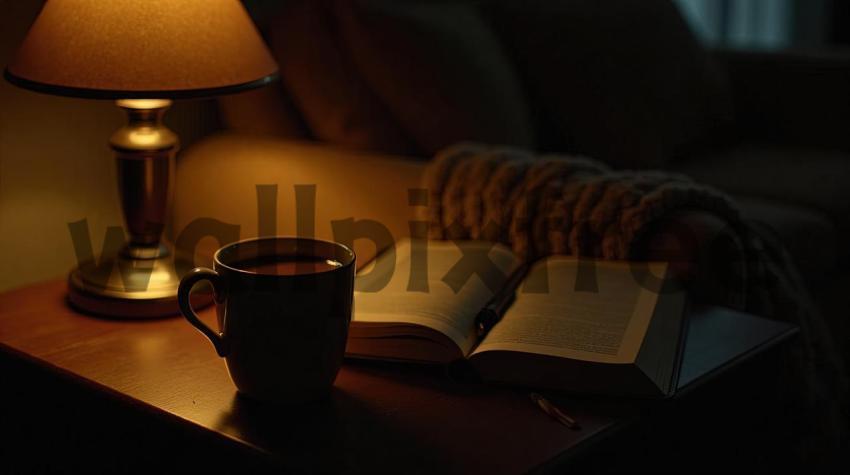 Cozy Evening Reading Scene