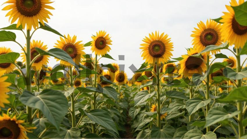 Sunflower Field in Bloom