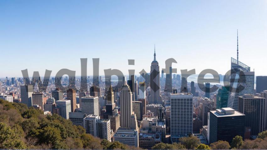 New York City Skyline with Empire State Building