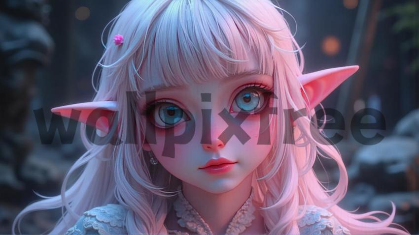 Fantasy Elf Character Portrait