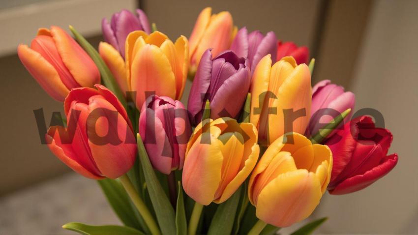 Colorful Tulip Bouquet