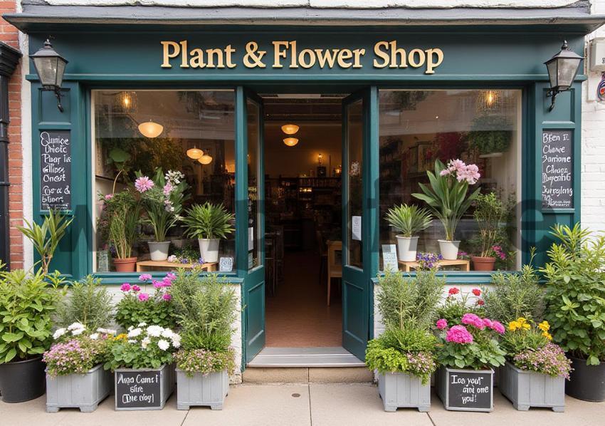 Plant And Flower Shop Exterior