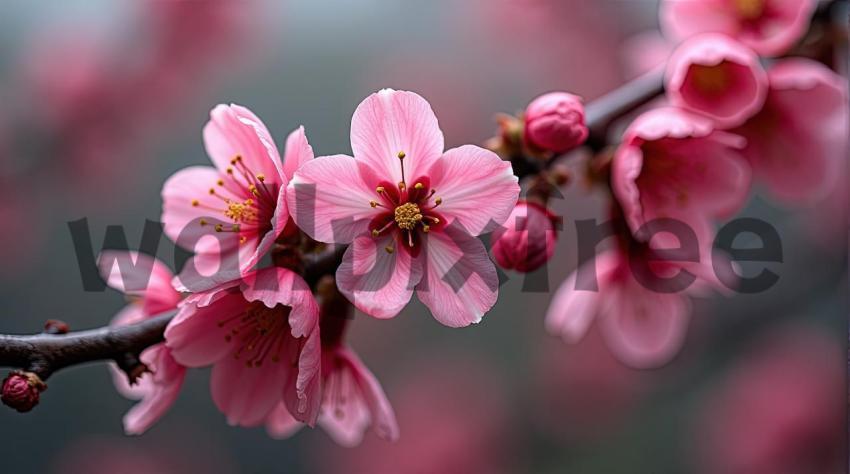 Cherry Blossom Close Up