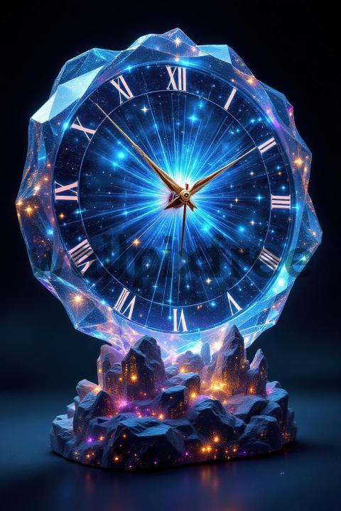 Cosmic Crystal Clock