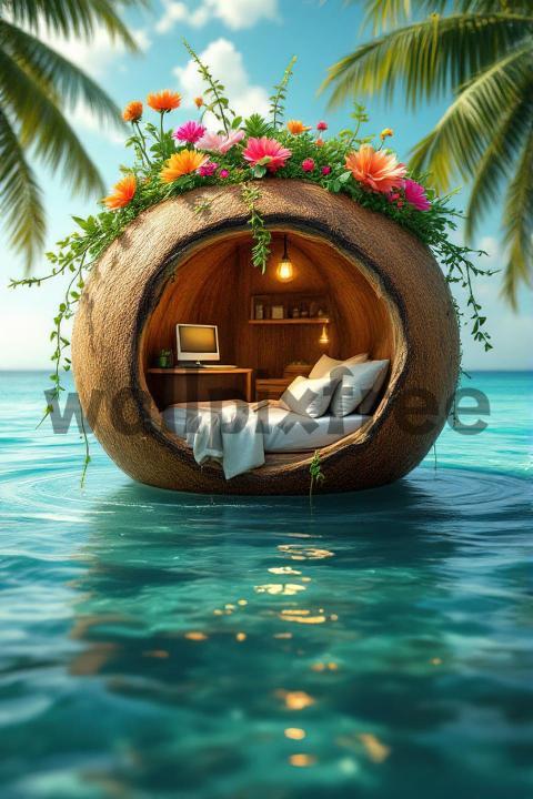 Floating Coconut Retreat